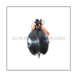Preview: Rebreathing bag RB-W5 with angled gasmaskthread-port, breathingreduction-adaptor and 5 litre volume